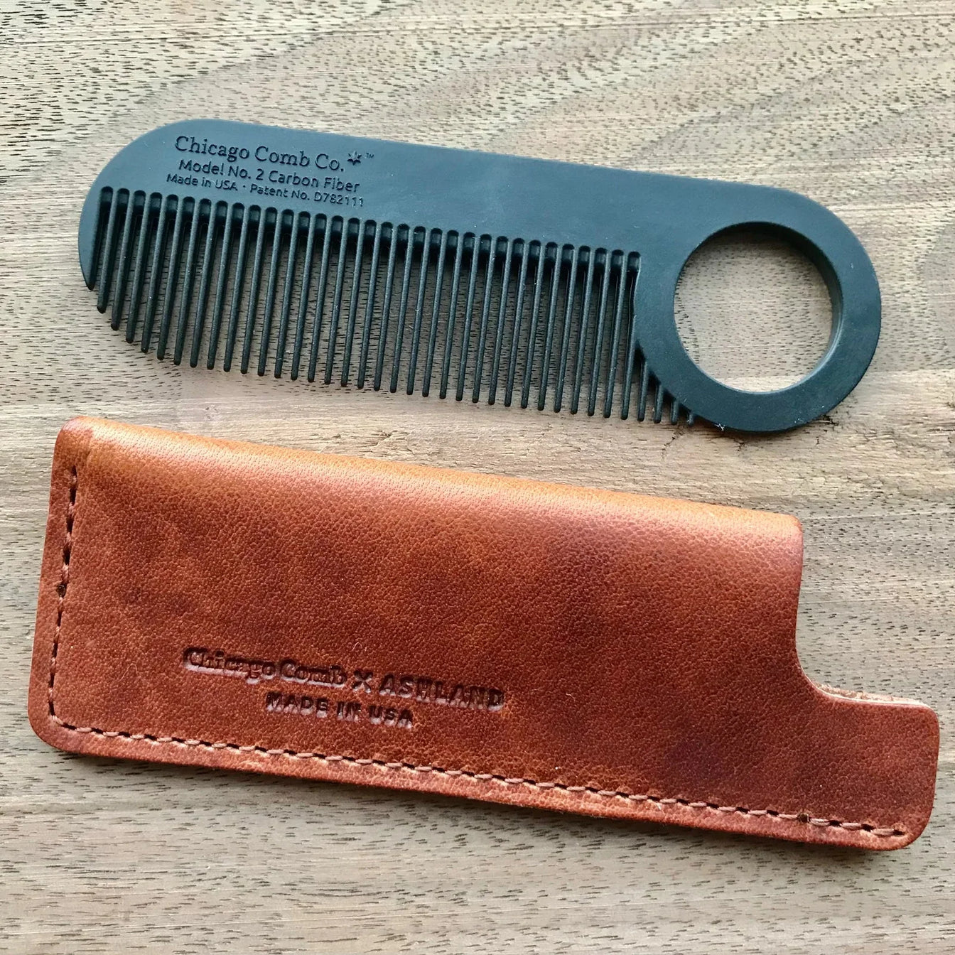 Chicago Comb Co. Beard Comb Model No. 2 – Carbon Chicago Comb Co. Beard Comb Model No. 2 – Carbon