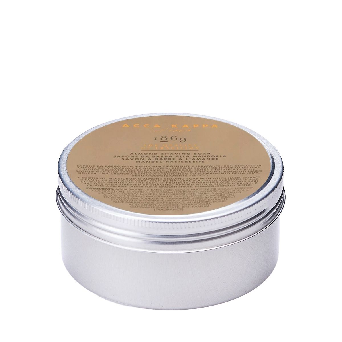 Acca Kappa Shaving Soap – 1869 Almond Acca Kappa Shaving Soap – 1869 Almond
