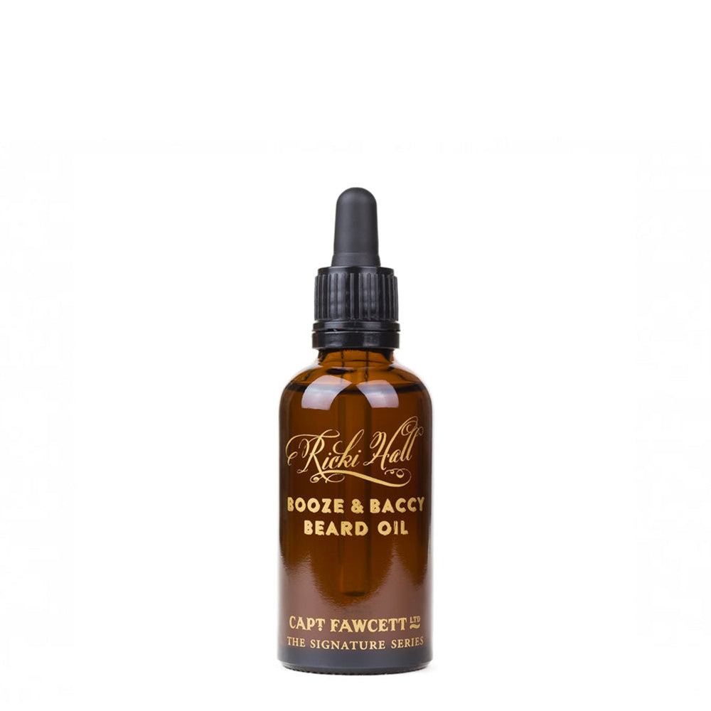 Captain Fawcett Beard Oil – Ricki Hall's Booze & Baccy Captain Fawcett Beard Oil – Ricki Hall's Booze & Baccy