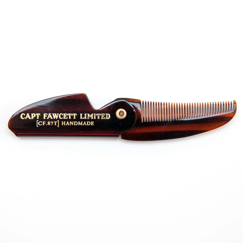 Captain Fawcett Foldable Moustache Comb Captain Fawcett Foldable Moustache Comb