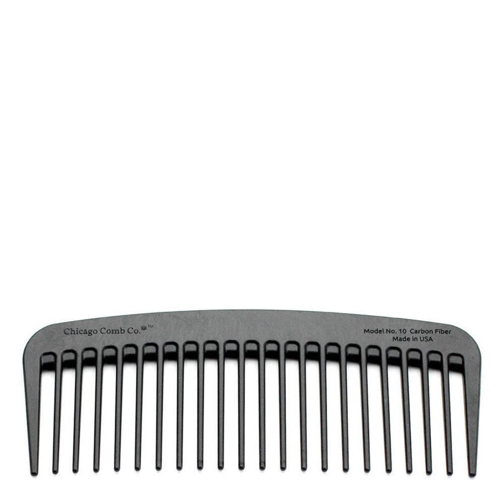 Chicago Comb Co. Hair Comb Model No. 10 – Carbon Fiber Chicago Comb Co. Hair Comb Model No. 10 – Carbon Fiber