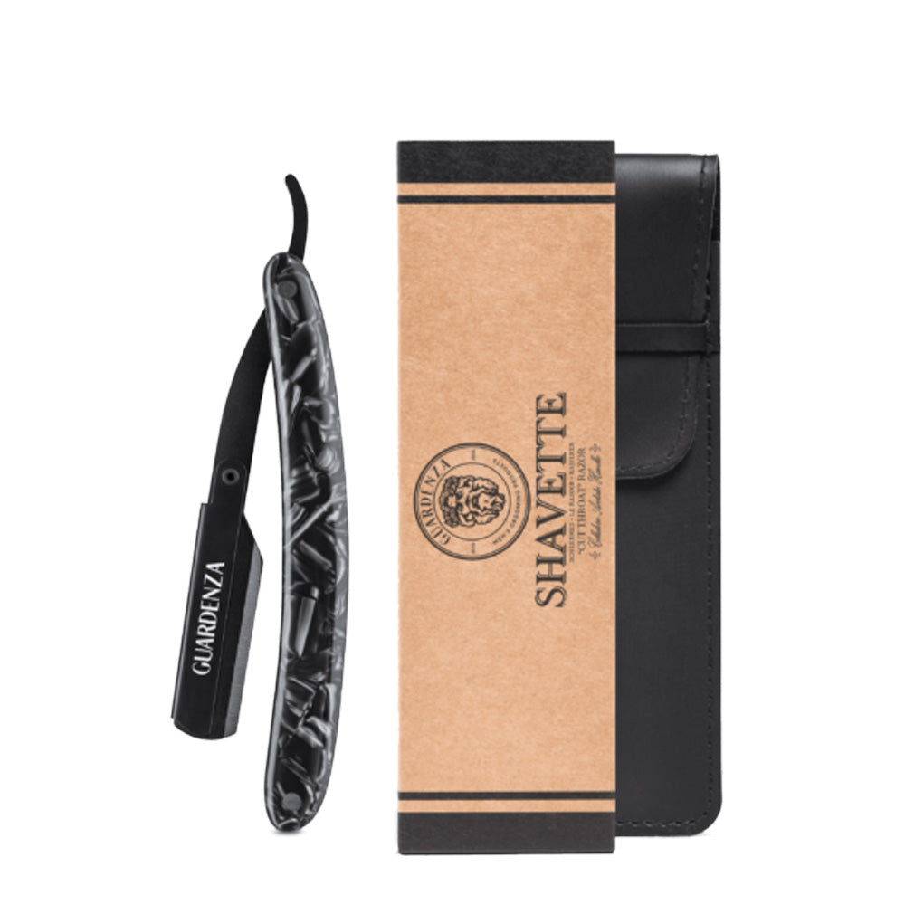 Guardenza Shavette "Cut Throat" Razor – Acetate Guardenza Shavette "Cut Throat" Razor – Acetate