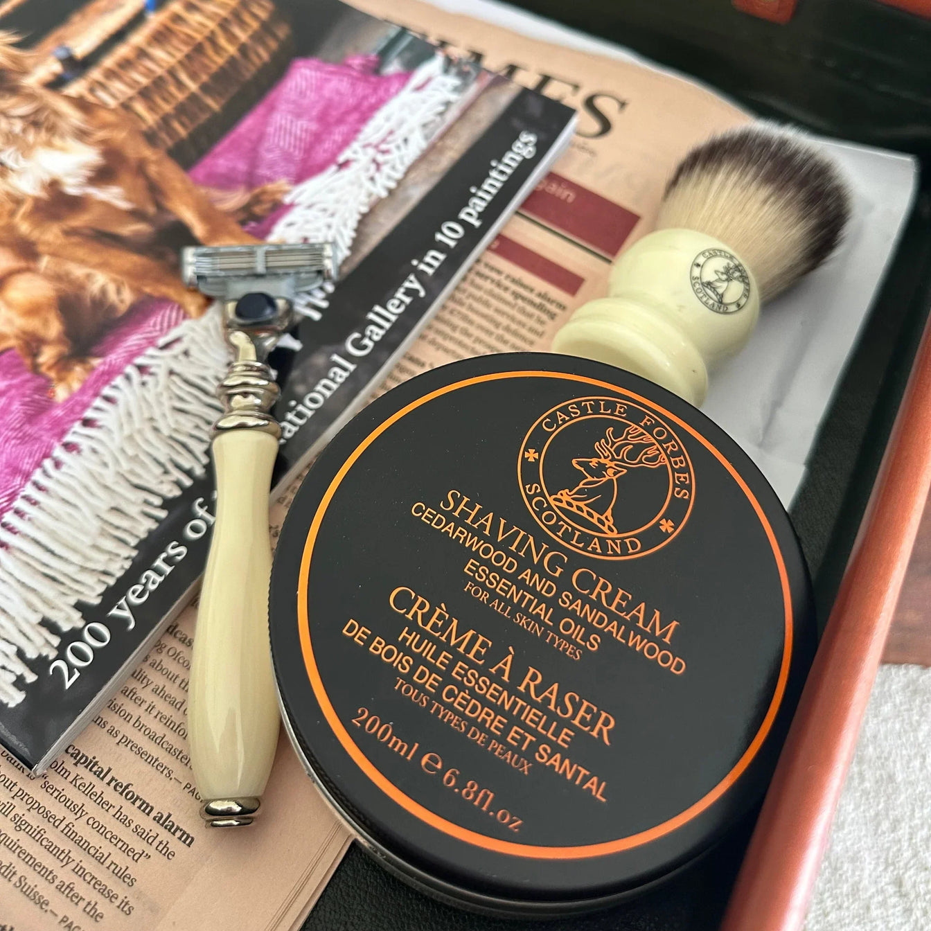 Castle Forbes Shaving Cream – Cedar & Sandalwood Castle Forbes Shaving Cream – Cedar & Sandalwood