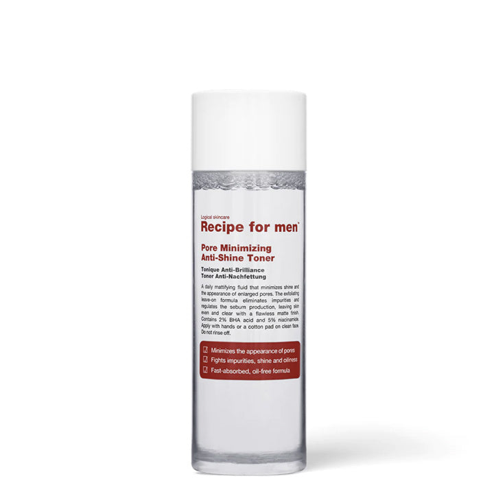 Recipe for Men Pore Minimizing Anti-Shine Toner Recipe for Men Pore Minimizing Anti-Shine Toner