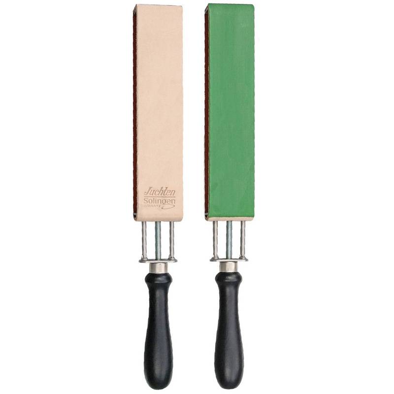 Herold of Solingen Tension Paddle Strop 56J Green – Double Sided – Juchten Leather Herold of Solingen Tension Paddle Strop 56J Green – Double Sided – Juchten Leather