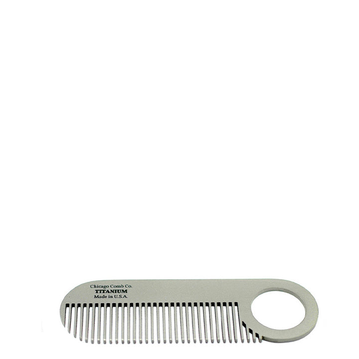 Chicago Comb Co. Beard Comb Model No. 2 – Titanium Chicago Comb Co. Beard Comb Model No. 2 – Titanium