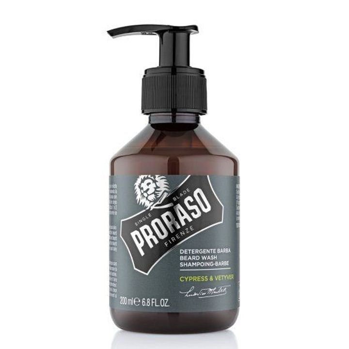 Proraso Beard Wash – Cypress & Vetyver Proraso Beard Wash – Cypress & Vetyver