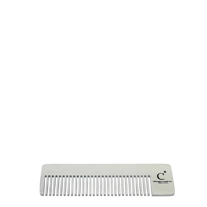 Chicago Comb Co. Hair Comb No. 4 – Stainless Steel Chicago Comb Co. Hair Comb No. 4 – Stainless Steel