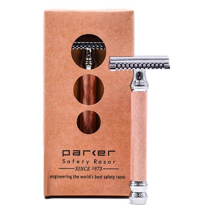 Parker Barberskraber 63C roséguld Open Comb