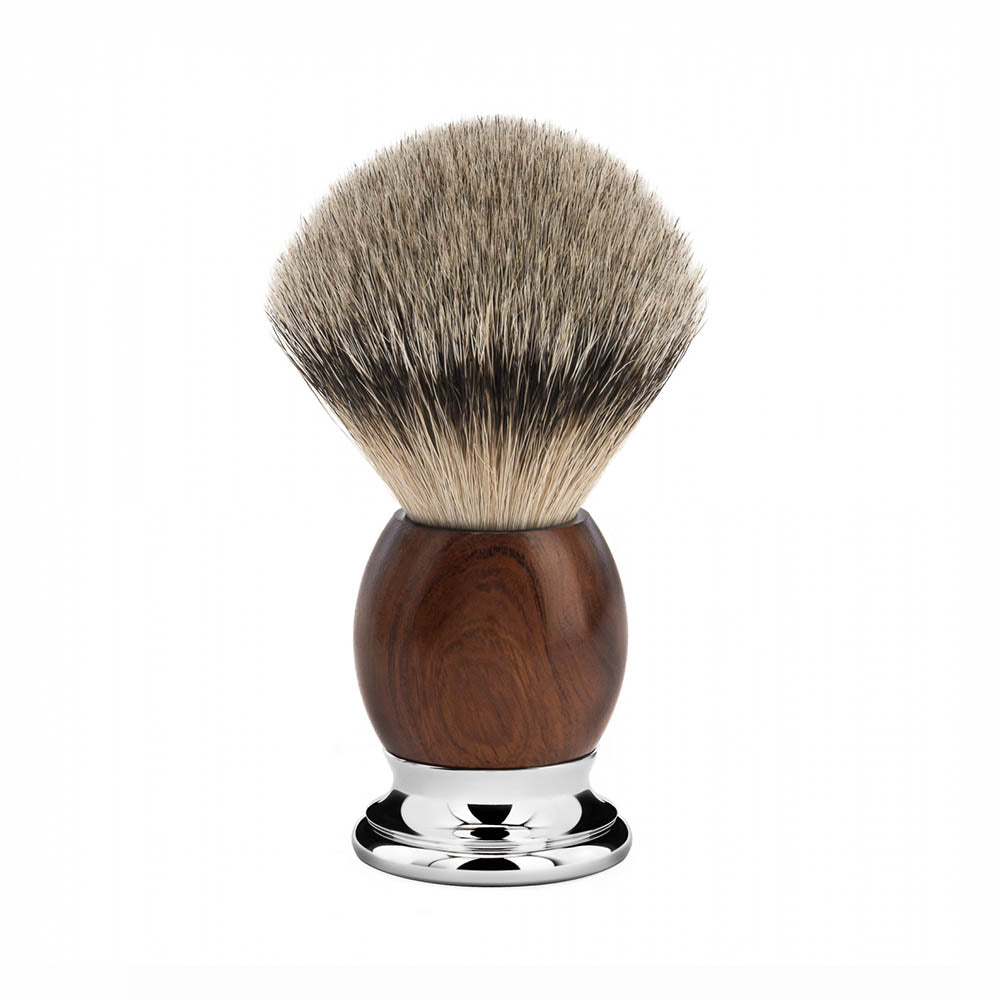 Barberbørste Silvertip - Jerntræ
