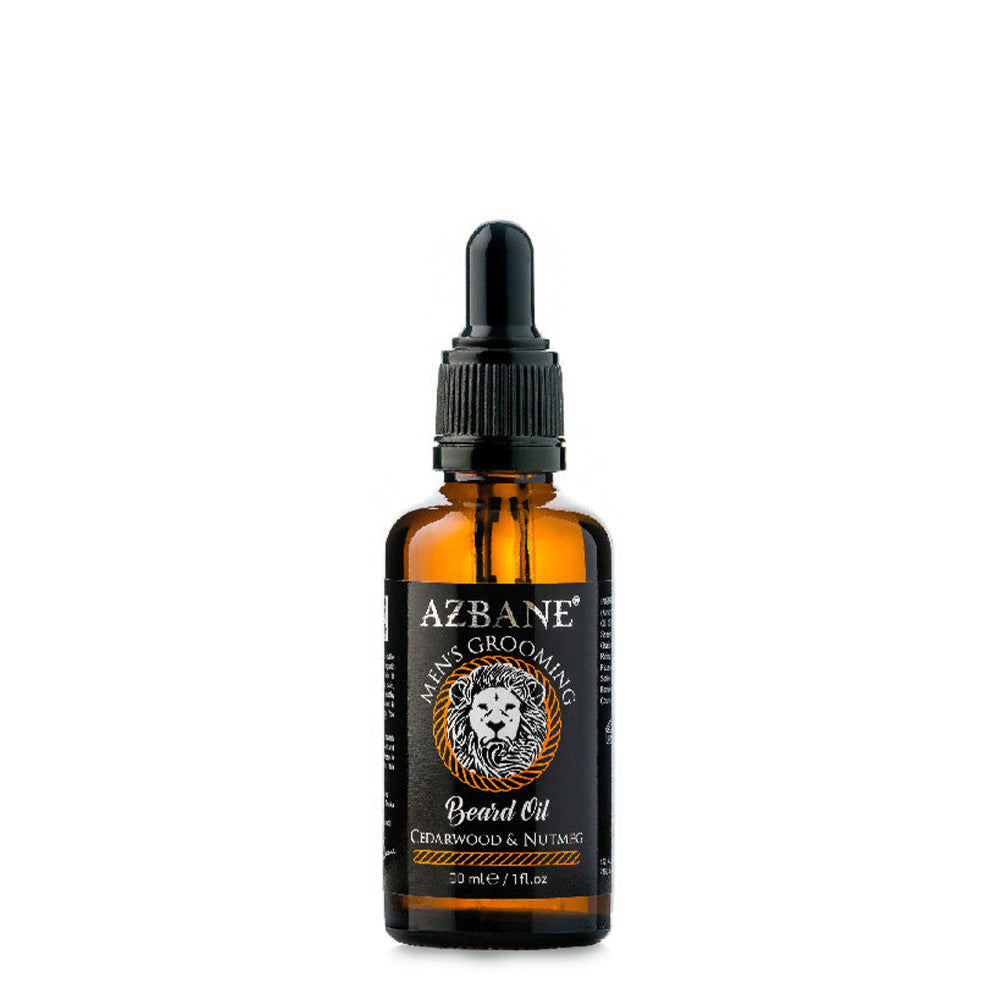 Azbane Skægolie – Cedertræ & Muskatnød