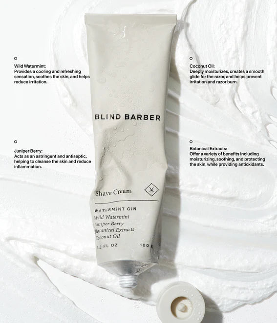Watermint Gin Barbering Cream 