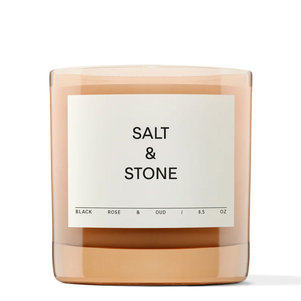 Salt & Stone Geurkaars – Black Rose & Oud 240 g
