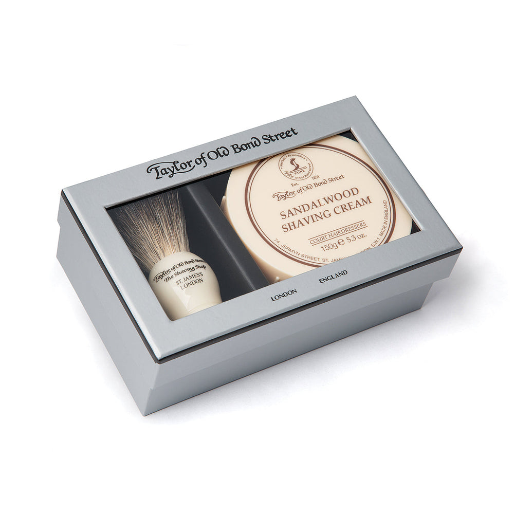 Taylor of Old Bond Street Gaveæske – Barberkost & shaving cream