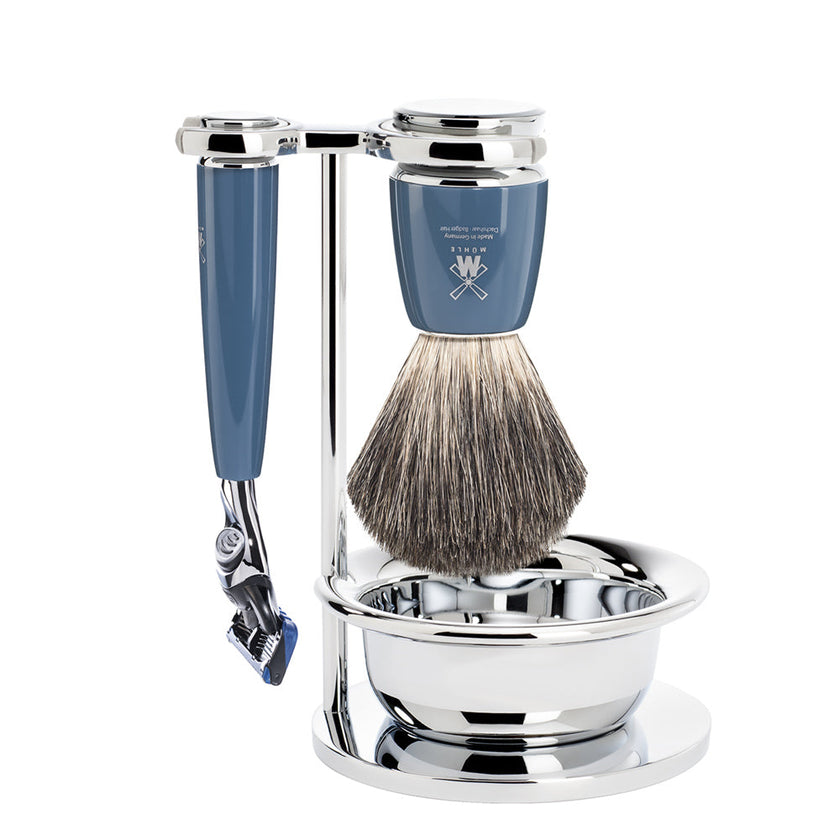 Barbersæt Rytmo 4-delt - Petrol