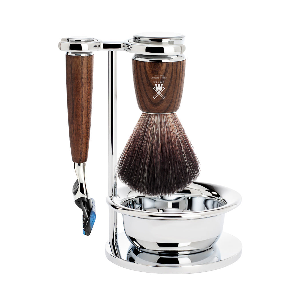 Barbersæt Rytmo 4-dele - Asketræ