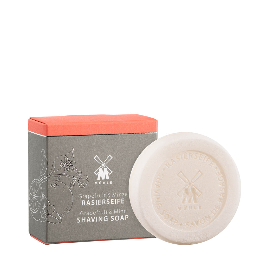 Grapefrugt & Mynte Barbersæbe 65g Genopfyldning