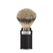 Barbersæt Traditionelt - Safety razor - Silvertip - Sort