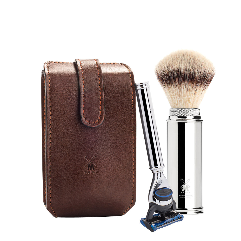 Barbersæt Brun