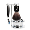 Barbersæt Vivo 4-delt - Sort
