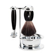 Barbersæt Vivo 4-delt - Sort