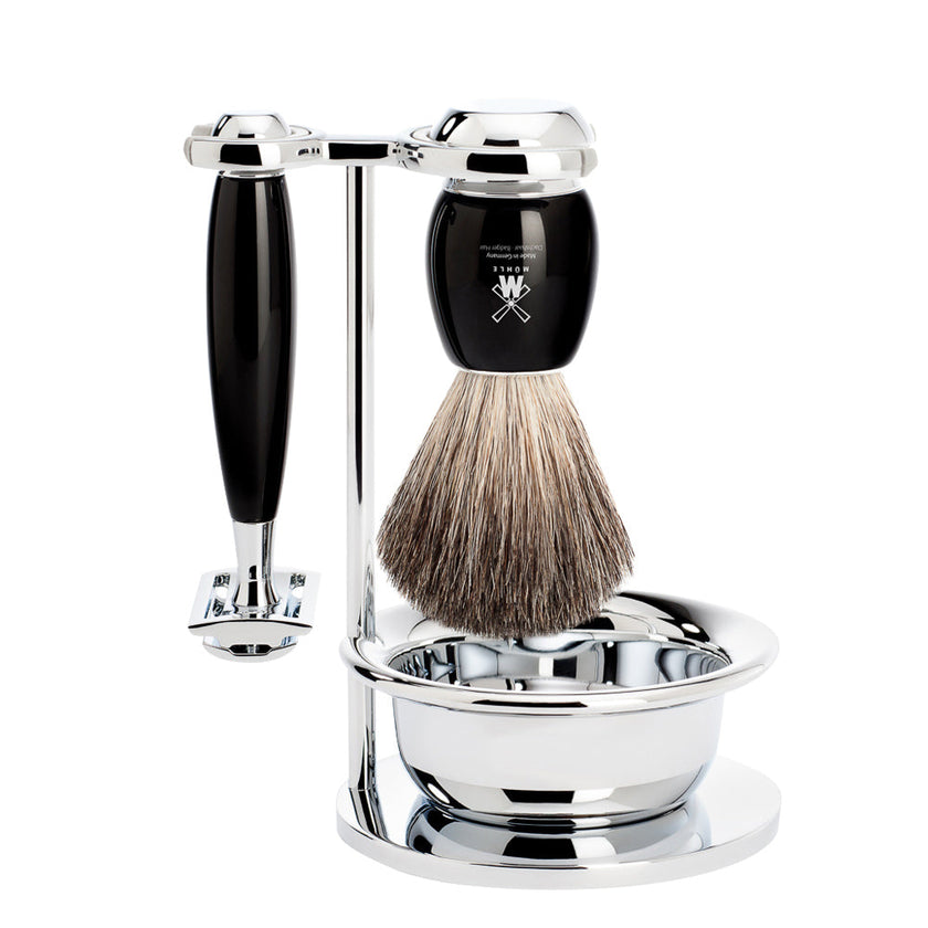 Barbersæt Vivo 4-delt - Sort
