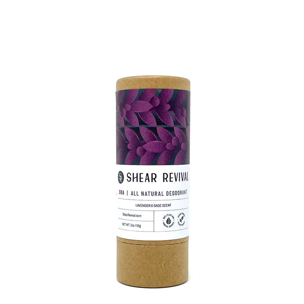 Shear Revival Ora All Natural Deodorant – Lavender & Sage 56 g