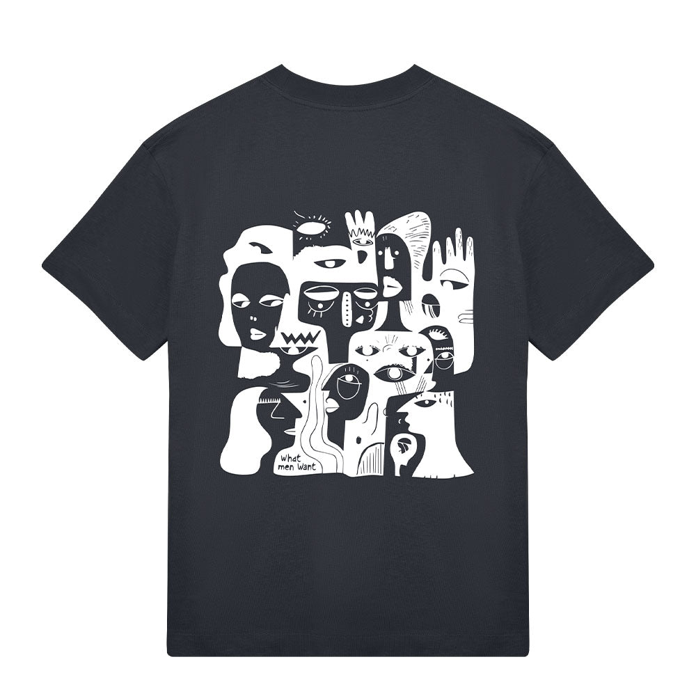 The Alpha Men Oversized T-shirt Sort