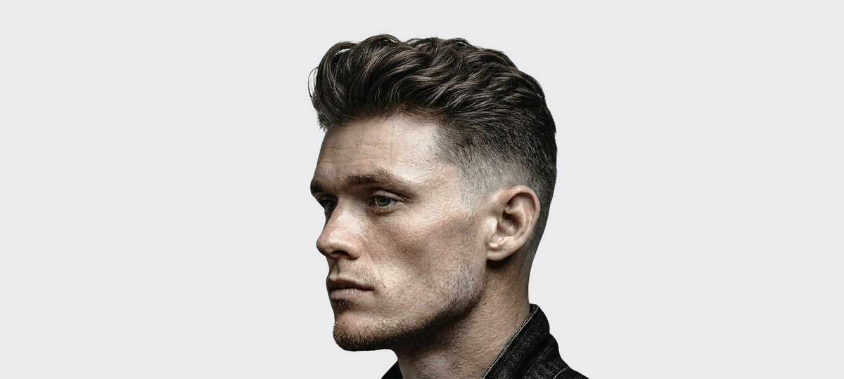 Quiff frisure kapsel