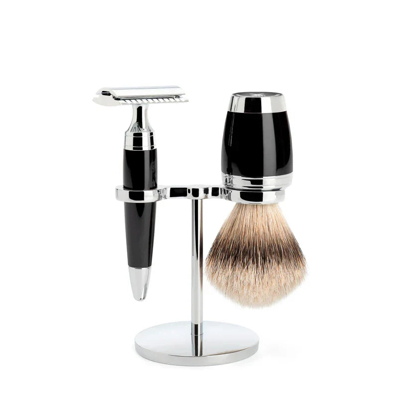 Barbersæt Stylo 3-Dele - Sort