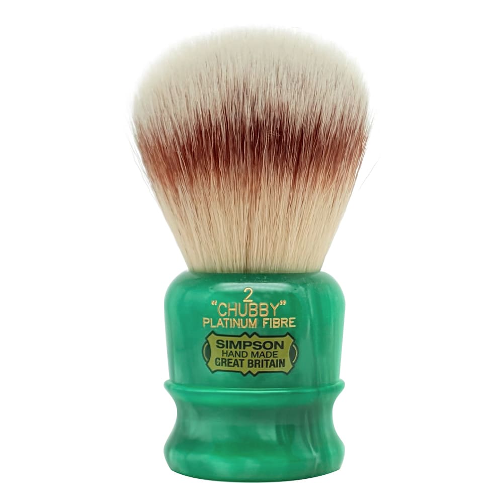 SIMPSONS Shaving Brush Chubby 2 Platinum Synthetic – St Marys