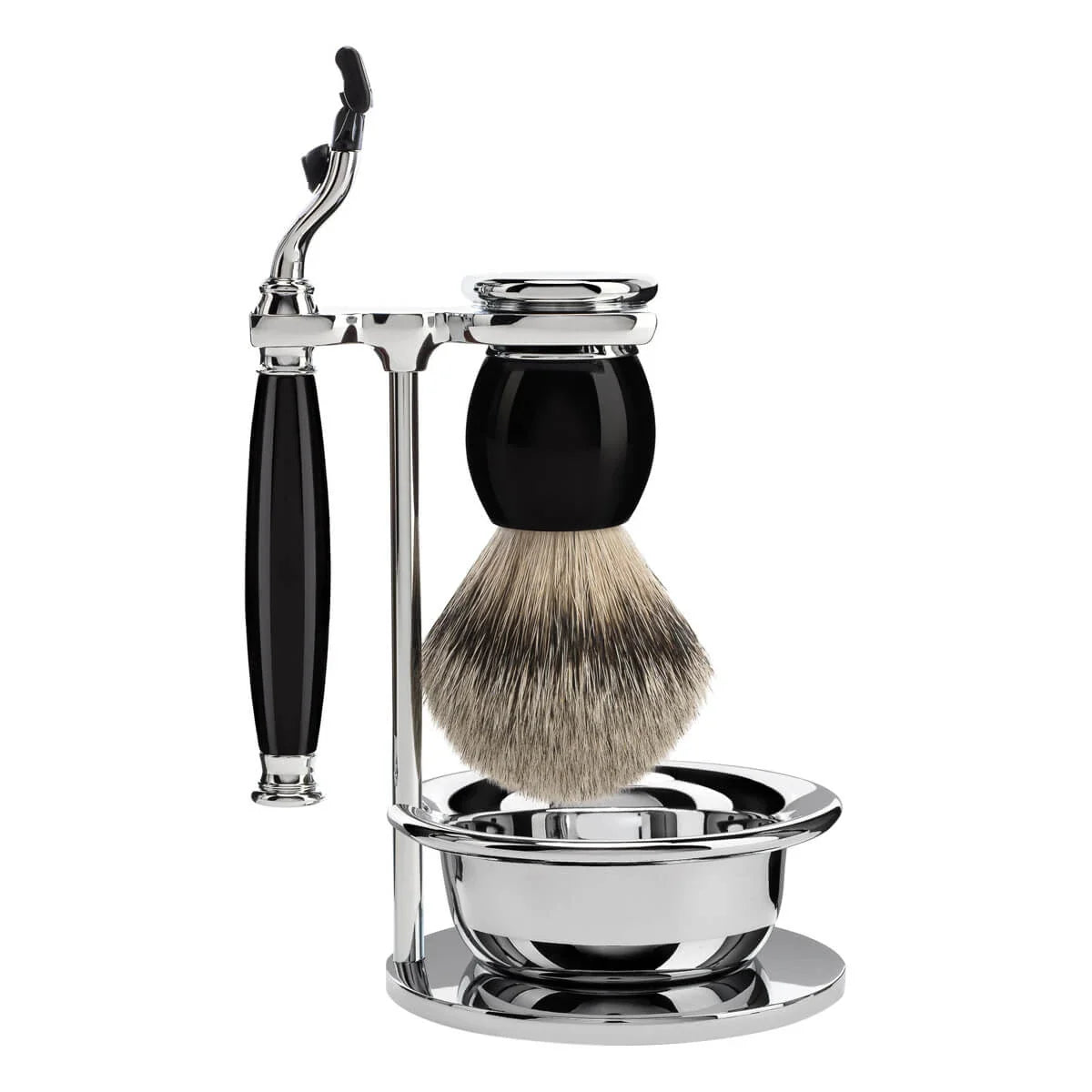 Barbersæt 4-dele Sophist - Sort Mach3®