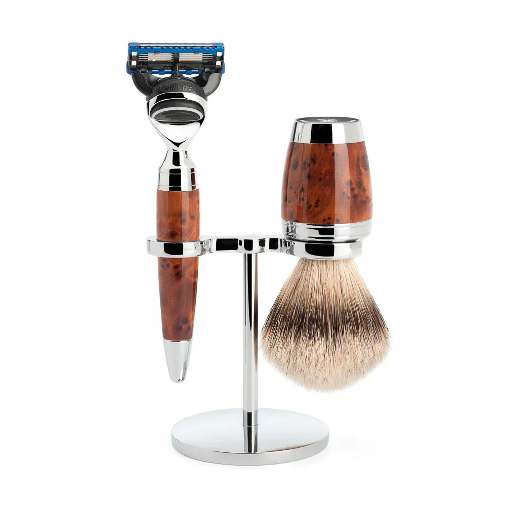Barbersæt 3-dele Stylo - Thuja træ