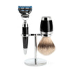 Barbersæt Stylo 3-Dele - Sort