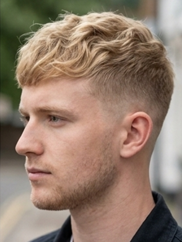 French crop med low fade i siderne