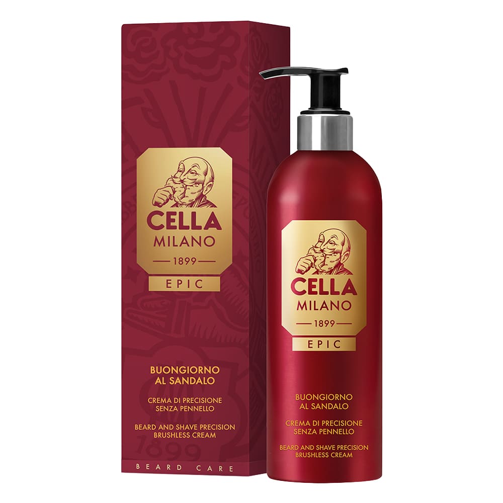 Cella Milano Epic Skægpræcisionscreme – Buongiorno al Sandalo