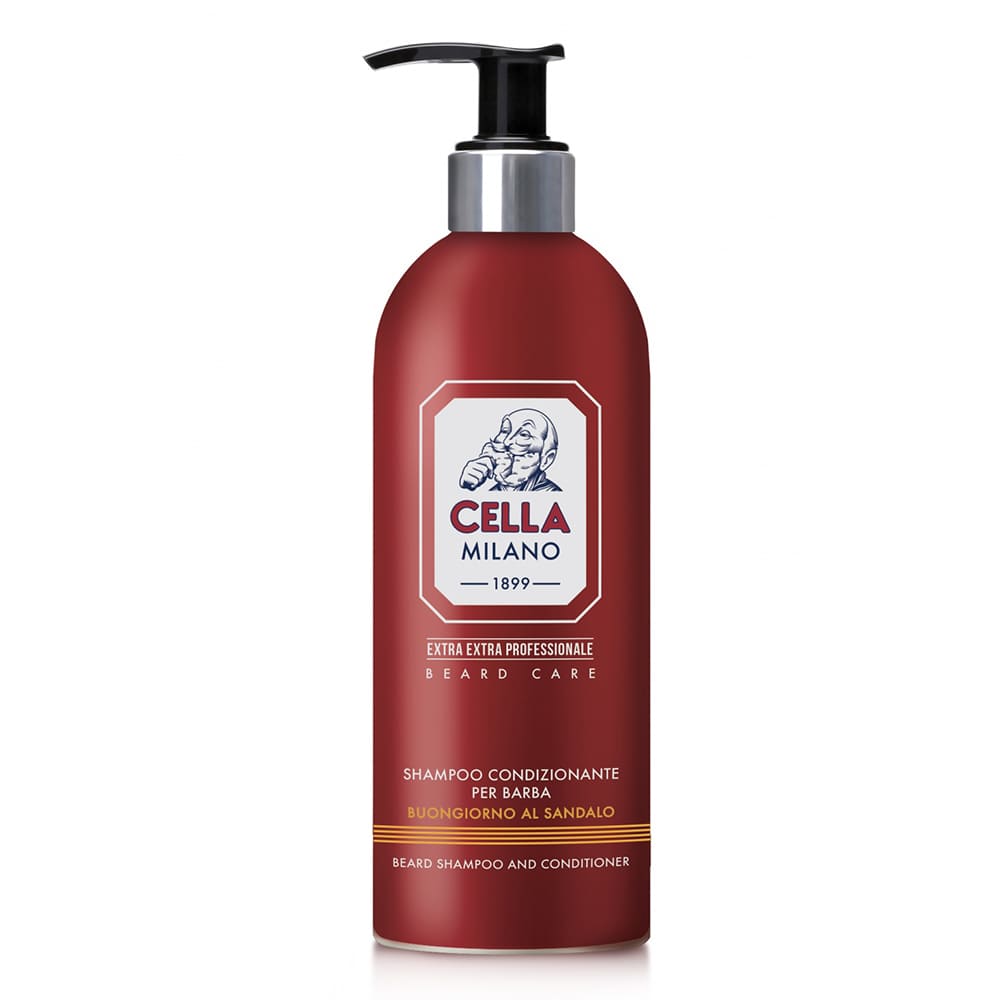 Cella Milano Skægshampoo med balsam – Buongiorno al Sandalo