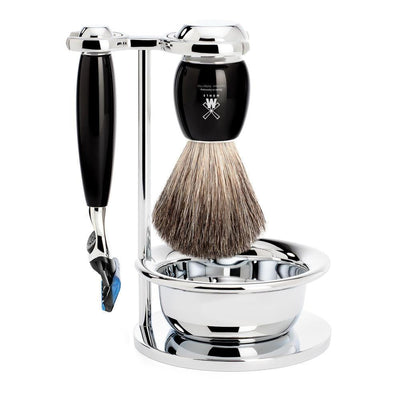 Billede af Vivo Fusion Shaving Set 4-Piece - Black
