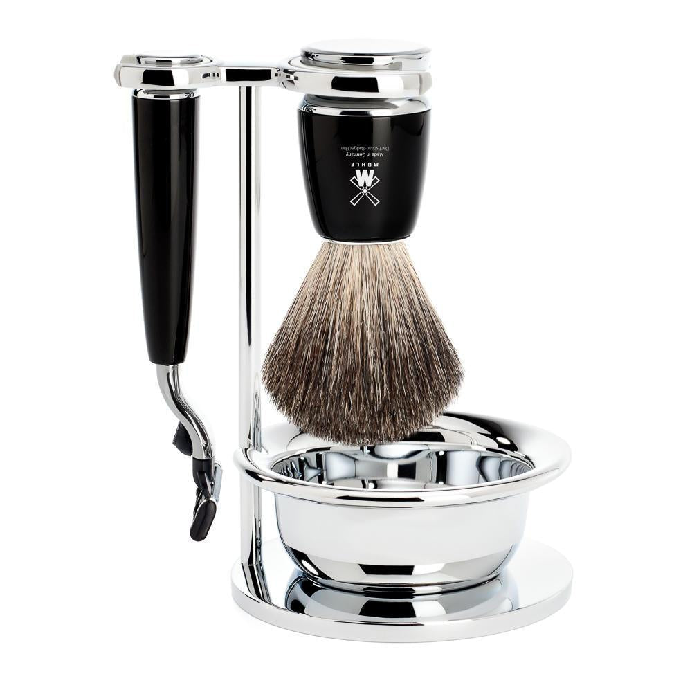 Barbersæt Rytmo 4-delt - Sort