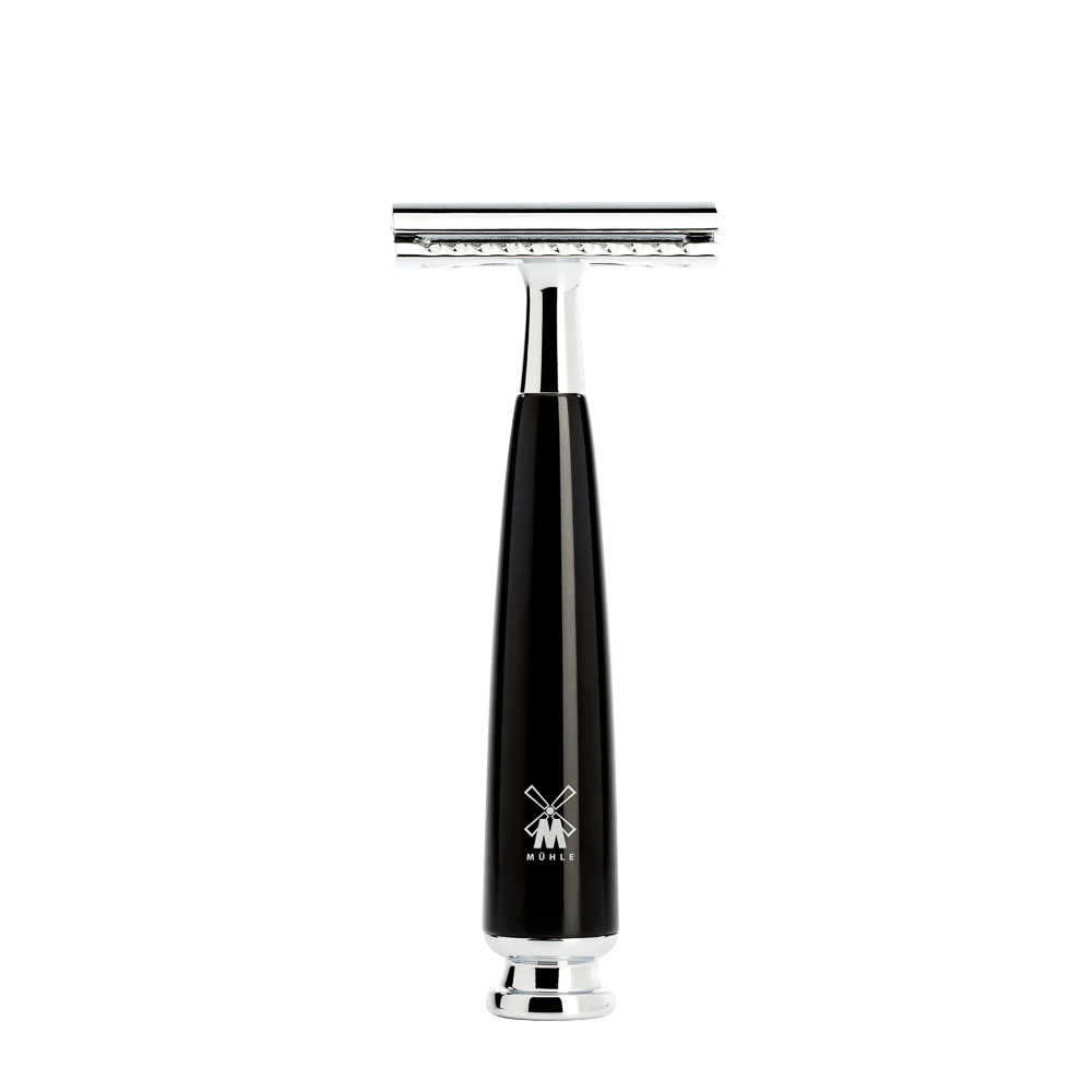 Mühle Rytmo Safety Razor Shaving (4 pc.) – Pure Badger – Black