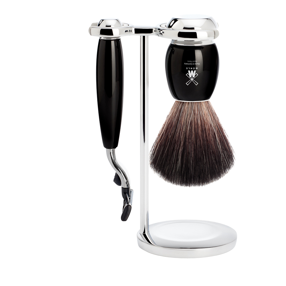 Mühle Barberingssæt Vivo 3-dele - Sort