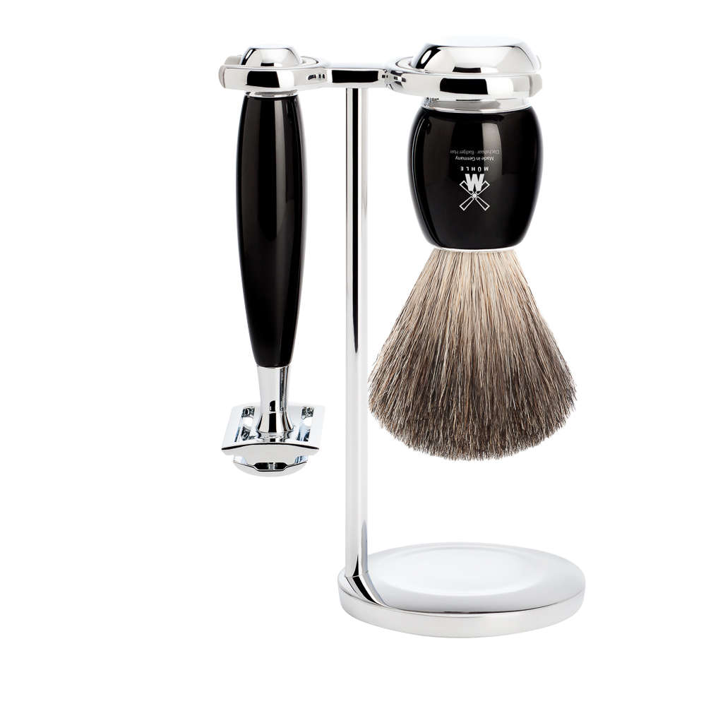 Mühle Barberingssæt Vivo 3-dele - Sort