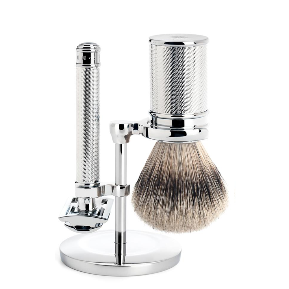 Mühle Shaving Set Traditional - Safety razor - Silvertip - Chrome