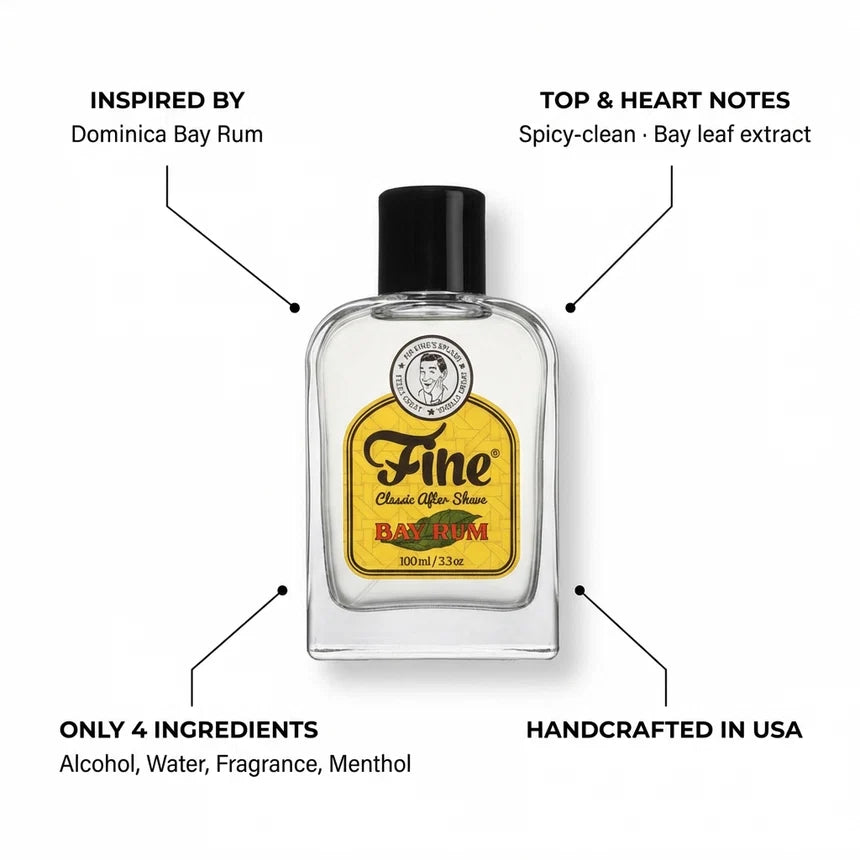 Aftershave - Bay Rum Fine accoutrement