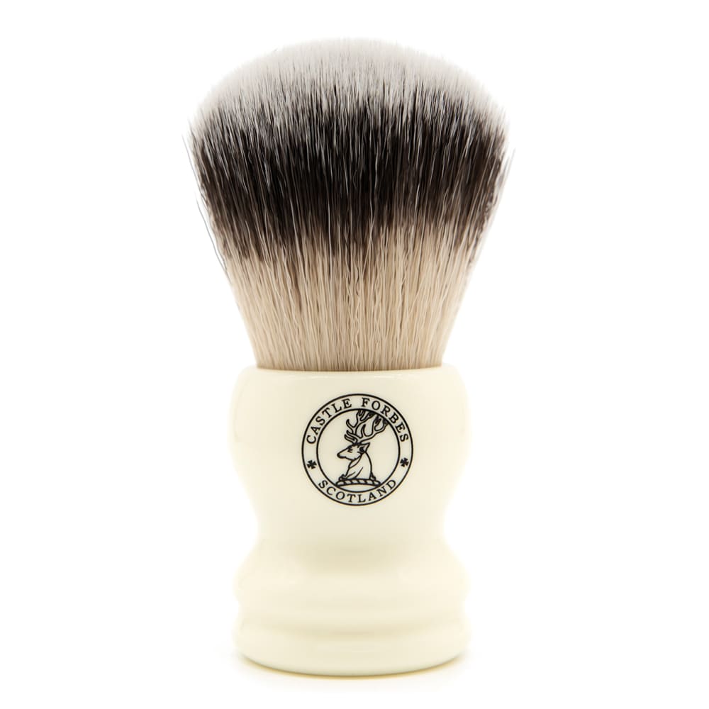 Castle Forbes Shaving Brush Synthetic – Ivory