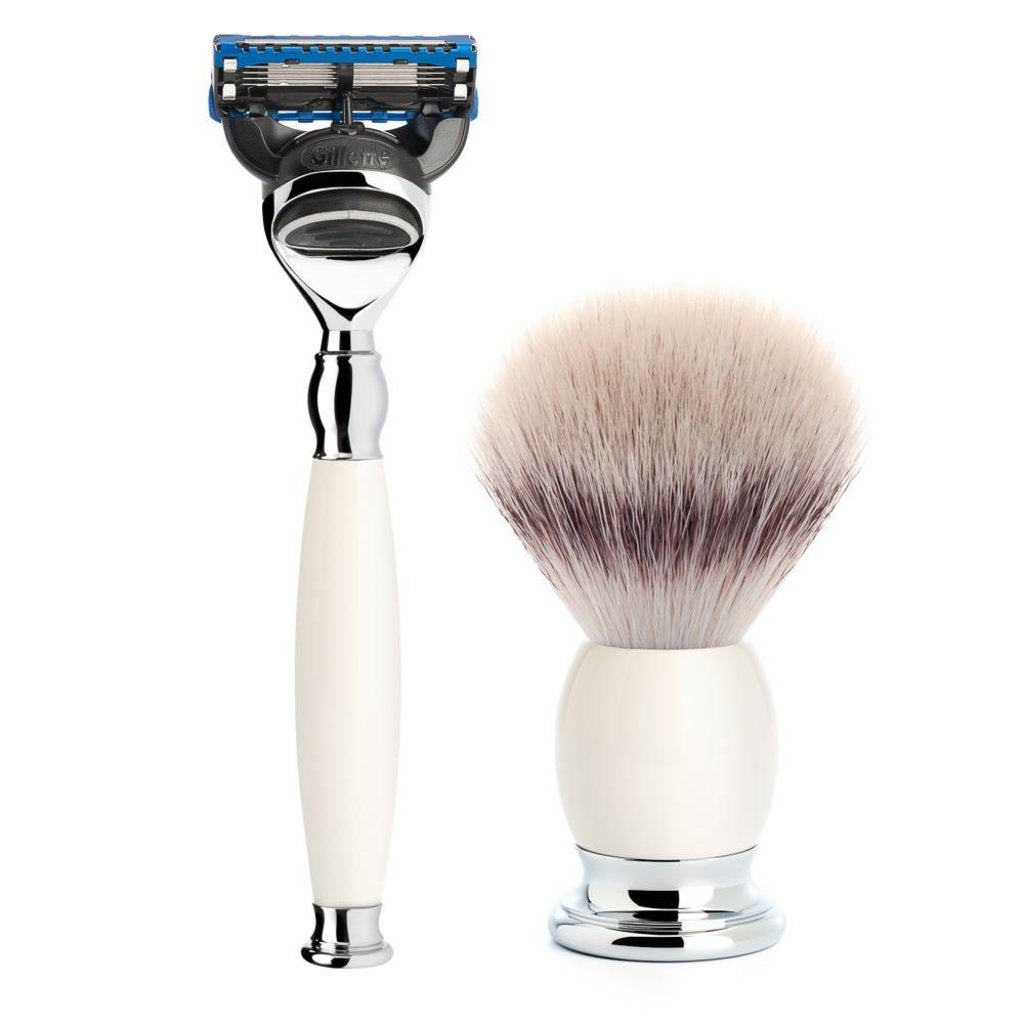 Barbersæt Sophist 4-delt - Porcelain