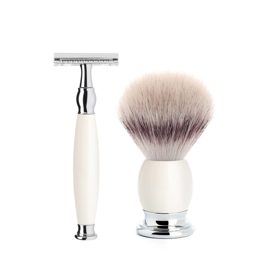 Barbersæt Sophist 4-delt - Porcelain