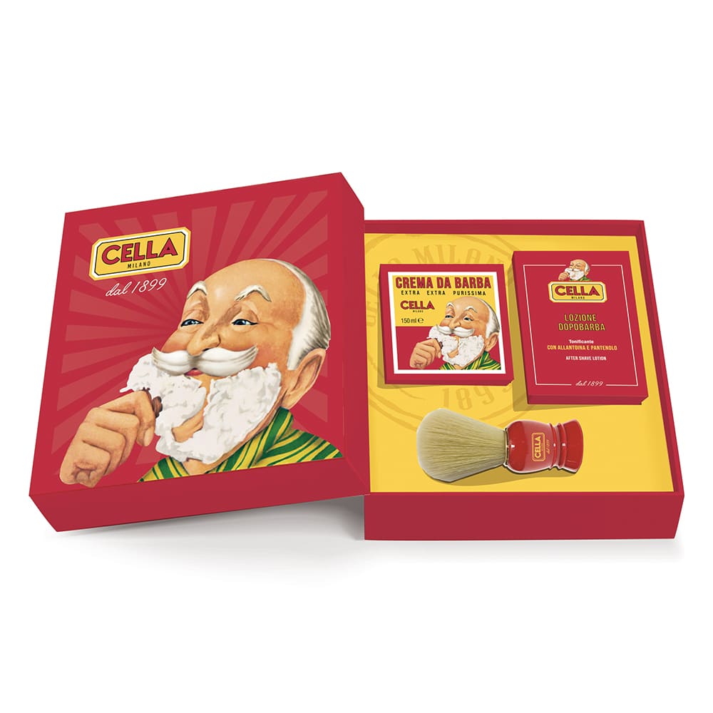 Cella Milano Traditionelt barbersæt – Creme, lotion & børste