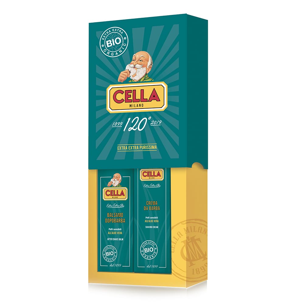 Cella Milano Økologisk barbersæt – Creme og balsam