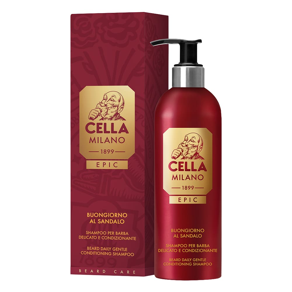 Cella Milano Epic Skægshampoo – Buongiorno al Sandalo